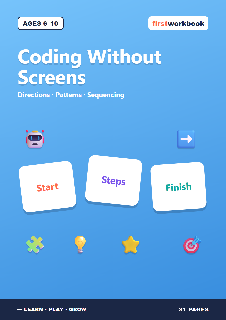 Coding Without Screens: Sequencing & Algorithms cover for children