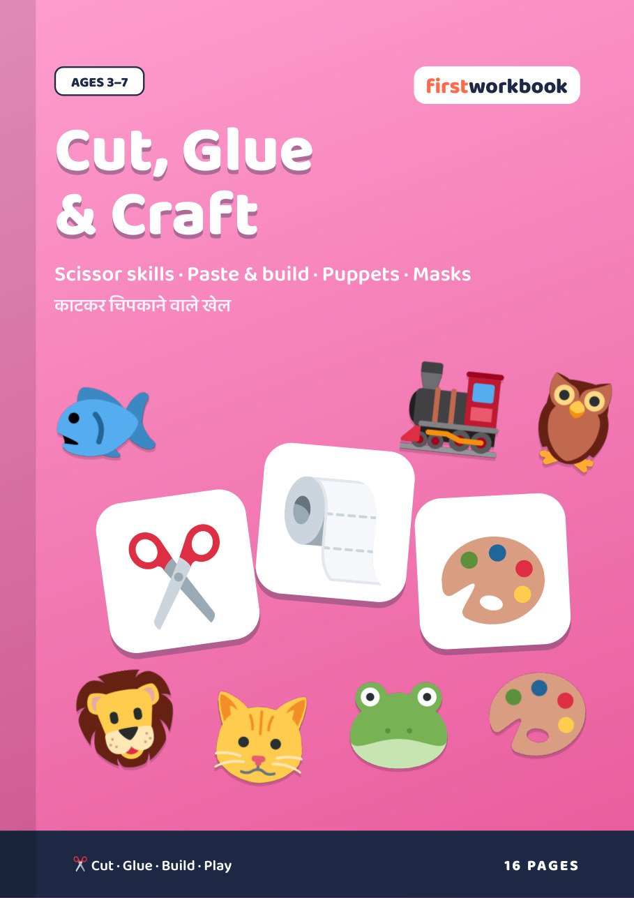 Cut, Glue & Craft Activity Book cover