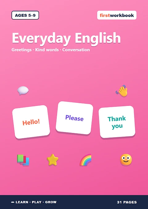 Everyday English Conversation for Kids cover for children