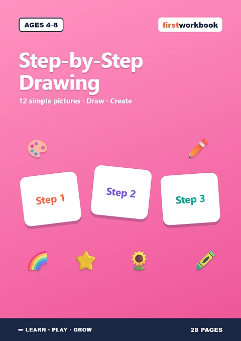 Step-by-Step Drawing for Kids cover for children