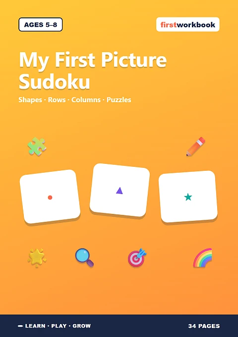 My First Picture Sudoku cover for children